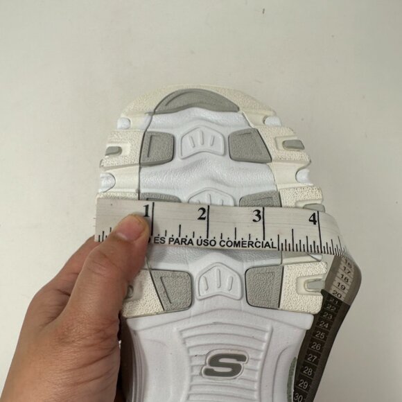 Skechers D'lites Sport Women size 9 White Athletic Sneakers - Picture 10 of 14